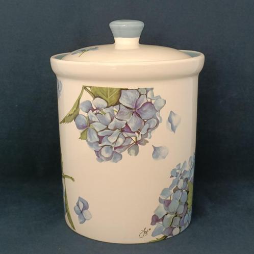 Jet Hortensia - grote ongebruikte voorraadpot, Huis en Inrichting, Keuken | Servies, Nieuw, Overige typen, Overige stijlen, Ophalen of Verzenden
