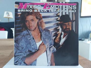 7" Single Mixed Emotions - Bring Back (Sha Na Na) + Instrume beschikbaar voor biedingen