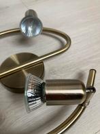Plafondspot met 3 Lampen, Huis en Inrichting, Lampen | Spots, Ophalen, Halogeen, Gebruikt, Metaal of Aluminium