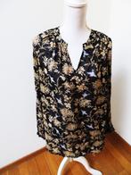 K54 NORAH blouse shirt zwart beige maat 48, Zwart, Maat 46/48 (XL) of groter, Ophalen of Verzenden, Zo goed als nieuw