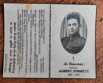 WW2 België Serg.Majoor - Concentratiekamp Nordhausen, Ophalen of Verzenden, Bidprentje