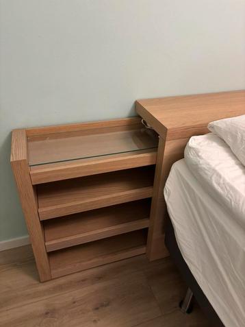 Ikea Malm hoofdbord met nachtkastjes 160 breed beschikbaar voor biedingen