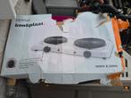 Elektrische Kookplaat - Blokker 1x gebruikt, Witgoed en Apparatuur, Kookplaten, Ophalen of Verzenden, Vrijstaand, Elektrisch, 3 kookzones of minder