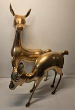 Messing Hertjes XL Hollywood regency, Antiek en Kunst, Antiek | Koper en Brons, Ophalen of Verzenden