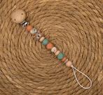 Speenkoord met beertje siliconen kralen, Ophalen of Verzenden, Nieuw, Kraamcadeau