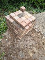 Gratis afhalen: bonte trommel stenen (450 stuks, 10*10cm), Ophalen, Gebruikt, Klinkers, Minder dan 5 m²