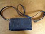 Beardesign leren schoudertasje/portemonnee., Sieraden, Tassen en Uiterlijk, Tassen | Schoudertassen, Overige merken, Blauw, Ophalen of Verzenden
