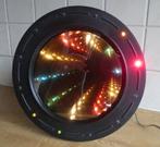 Lichttunnel LED infinity spiegel lichtspiegel, Huis en Inrichting, Ophalen of Verzenden, Gebruikt, Glas, Minder dan 50 cm
