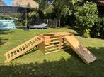 Pikler klimtoestel, hout, binnen, kippenladder en glijbaan, Kinderen en Baby's, Speelgoed | Houten speelgoed, Ophalen, Zo goed als nieuw