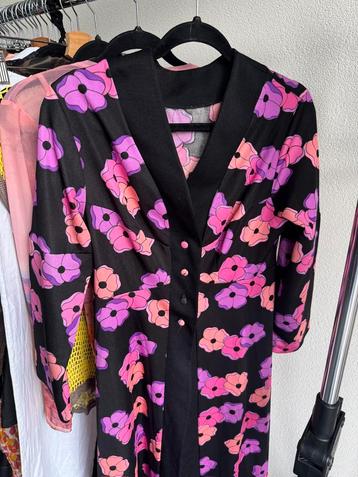 Vintage Y2K kimono-stijl vest met bloemen patroon beschikbaar voor biedingen