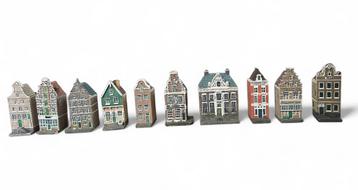 Blokker Grachtenpandjes Miniatuur Vintage Amsterdam huisjes beschikbaar voor biedingen