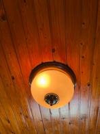 Vintage Plafondlamp, Ophalen, Gebruikt, Glas