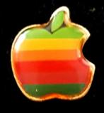 Apple pin- klein epoxy, Verzamelen, Speldjes, Pins en Buttons, Verzenden, Nieuw, Merk, Speldje of Pin