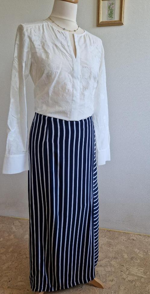 Rok caroline biss, Kleding | Dames, Rokken, Zo goed als nieuw, Maat 36 (S), Wit, Onder de knie, Verzenden