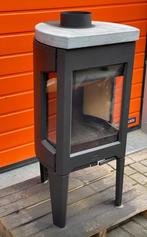 Jotul 163 met speksteen bovenplaat, demo houtkachel, 6 kW, Ophalen, Houtkachel, Zo goed als nieuw, Vrijstaand