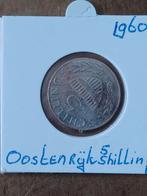 Oostenrijk 5 Schilling 1960 Zilver, Ophalen of Verzenden, Losse munt, Zilver