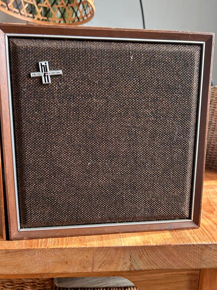 Philips 22RH422 Luidspreker - Vintage, Audio, Tv en Foto, Luidsprekers, Gebruikt, Front, Rear of Stereo speakers, Minder dan 60 watt
