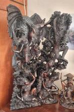 Kapitaal houtsnijwerk uit Bali Indonesië, Antiek en Kunst, Ophalen