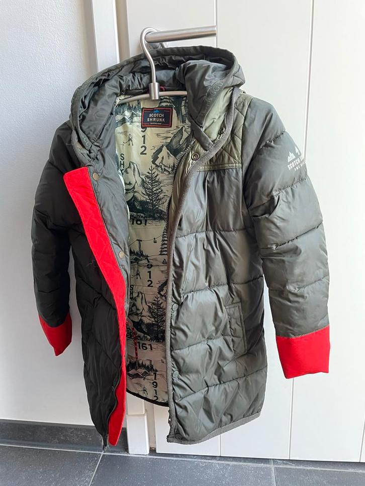 Scotch Shrunk Winterjas Maat 152, Kinderen en Baby's, Kinderkleding | Maat 152, Zo goed als nieuw, Jongen, Jas, Ophalen of Verzenden