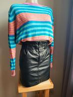 Zara Mini Rokje high waist Lederlook Zwart XS, Ophalen of Verzenden, Zo goed als nieuw, Maat 34 (XS) of kleiner, Boven de knie