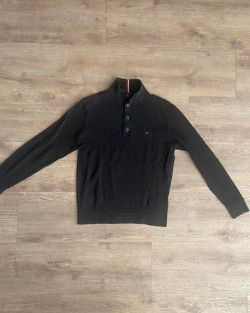 Zwarte heren trui van Tommy Hilfiger maat M beschikbaar voor biedingen