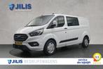 Ford Transit Custom 2.0 TDCI 130PK L2 Dubbel Cabine | Automa, Auto's, Bestelauto's, Euro 6, 4 cilinders, 1850 kg, Wit