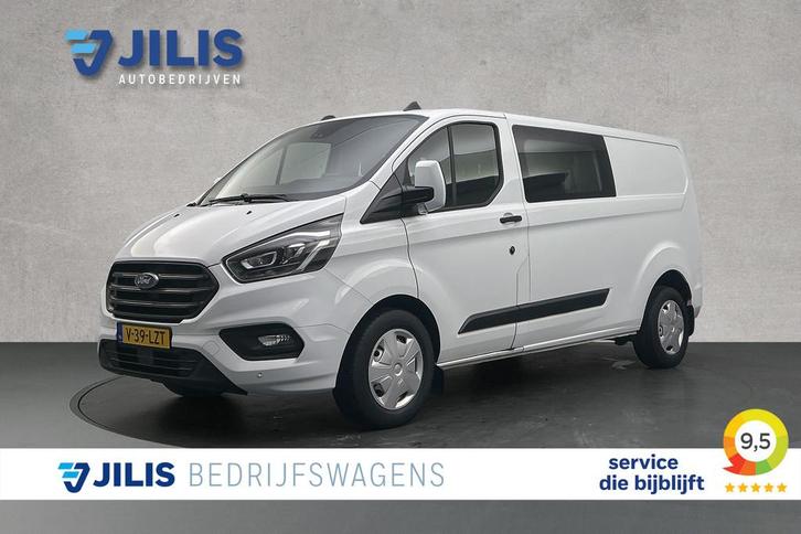 Ford Transit Custom 2.0 TDCI 130PK L2 Dubbel Cabine | Automa, Auto's, Bestelauto's, Bedrijf, Te koop, ABS, Achteruitrijcamera