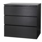 Ikea 3 Laden malm kast zwart, Ophalen, Zwart, Nieuw, 50 tot 100 cm