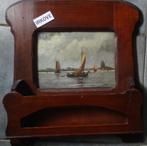 OUDE KRANTENHANGER MET DORDRECHT * Hout *, Antiek en Kunst, Verzenden