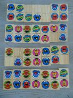 Sesamstraat houten domino spel hout 28-delig, Ophalen of Verzenden, Zo goed als nieuw, Overige typen