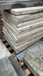 60x60 tuintegels grijscreme, Tuin en Terras, Tegels en Klinkers, Ophalen of Verzenden, Zo goed als nieuw, 10 m² of meer, Beton