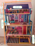 Houten poppenhuis voor Barbie en LOL poppen, Kinderen en Baby's, Speelgoed | Poppenhuizen, Ophalen, Zo goed als nieuw, Poppenhuis