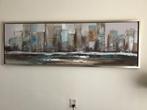 Schilderij canvas skyline, Huis en Inrichting, Ophalen, 125 cm of meer, Zo goed als nieuw, Schilderij