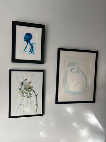 Ella Scholtens schilderijen/portret/bloem beschikbaar voor biedingen