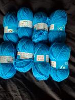 8 Bollen Blauw Acrylgaren - Zeeman, Ophalen of Verzenden, Nieuw, Breien of Haken, Wol of Garen