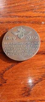 Te koop KLM pening brons, Ophalen of Verzenden, Brons