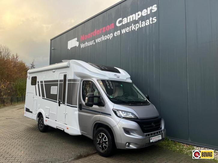Carado T338 - met hefbed, Caravans en Kamperen, Campers, Bedrijf, tot en met 4, Half-integraal, Carado, Diesel, Handgeschakeld