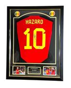 Eden Hazard België 2022 Thuis Gesigneerd ingelijst shirt, Buitenlandse clubs, Shirt, Xxxx, Nieuw