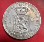 Gulden 1907. Zfr., 1 gulden, Zilver, Ophalen of Verzenden, Koningin Wilhelmina