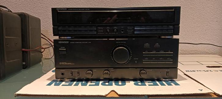Kenwood Versterker & Equalizer Set, Audio, Tv en Foto, Versterkers en Receivers, Gebruikt, Stereo, 60 tot 120 watt, Ophalen of Verzenden