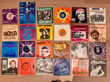 24 Singles Vinyl 7”/18cm. beschikbaar voor biedingen