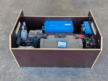 Compleet Victron pakket omvormer 1200w / accu 110ah  beschikbaar voor biedingen
