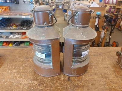 Set navigatie lampen koper, Watersport en Boten, Bootonderdelen, Gebruikt