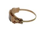 Antieke 19e eeuwse gouden rouw memorie ring haarwerkje, Goud, Met edelsteen, Ophalen of Verzenden, Ring