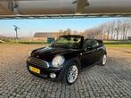 Mini 1.6 Cooper Cabrio 2009 Zwart, Auto's, Mini, 4 cilinders, Cabriolet, 4 stoelen, Zwart