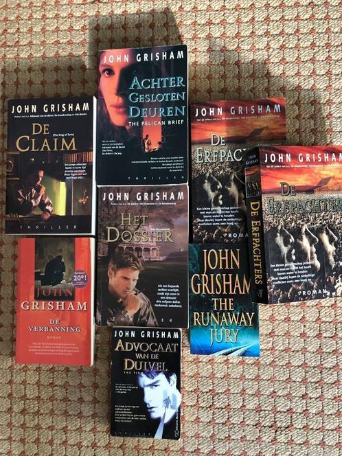 8 boeken John Grisham, populaire titels ! 8 voor €15,- !!, Boeken, Thrillers, Zo goed als nieuw, Nederland, Ophalen of Verzenden