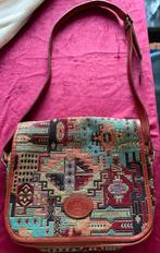 Vintage  gobelin Schoudertas, Ophalen of Verzenden, Zo goed als nieuw, Overige kleuren, Schoudertasje