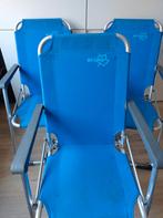 3 Bo-Camp Kinder Kampeerstoelen - Blauw, Ophalen of Verzenden, Gebruikt, Inklapbaar