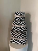 Zwart Wit Offermanden met Schelpen, Overige materialen, W, Nieuw, Ophalen of Verzenden