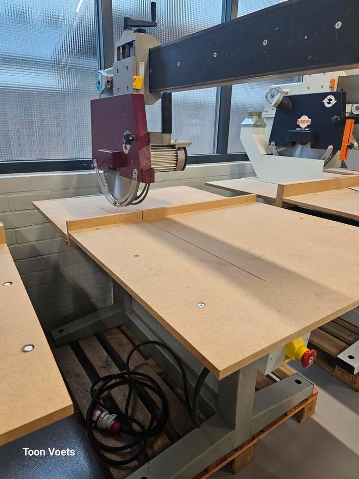 Harwi afkortzaag Type 625H, Doe-het-zelf en Verbouw, Gereedschap | Zaagmachines, Afkortzaag, 1200 watt of meer, 70 mm of meer